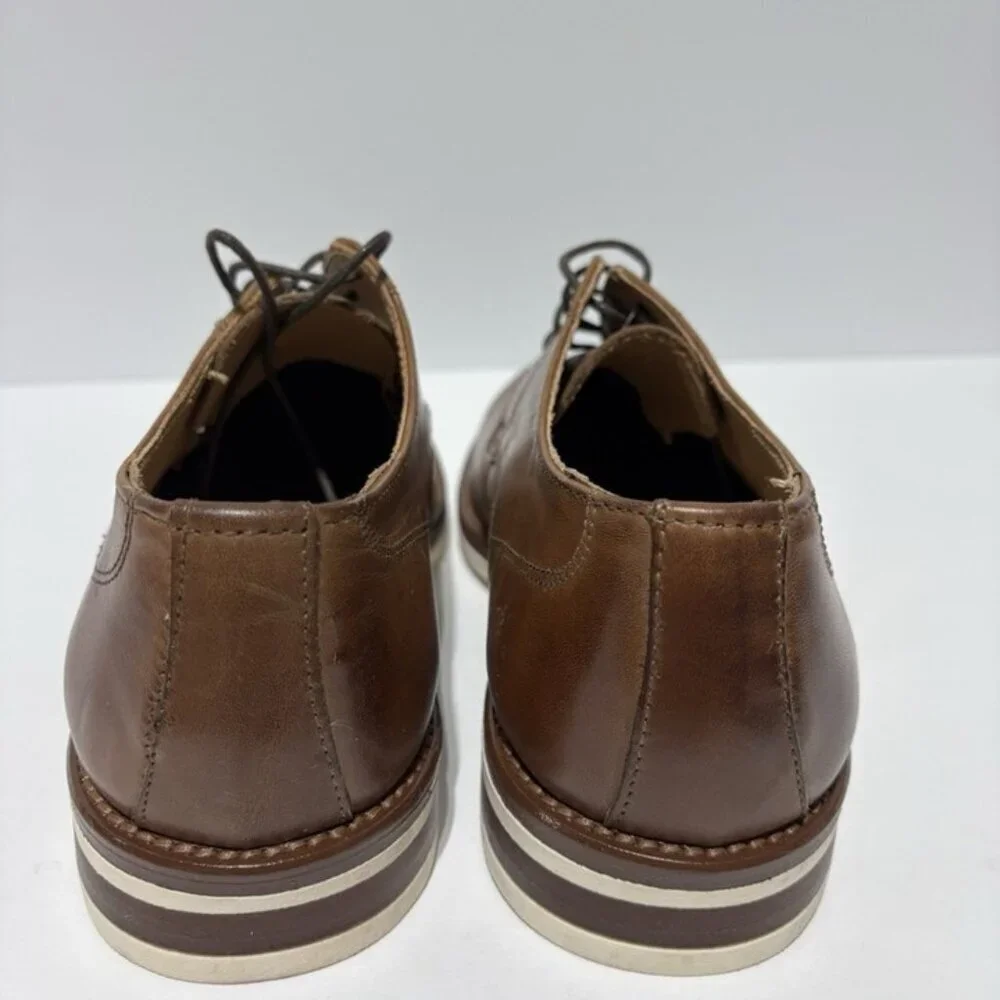 Italia Difference Men’s Cognac Oxford, Size EUR 41, 8-8.5 M